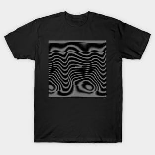 abstraction in black T-Shirt